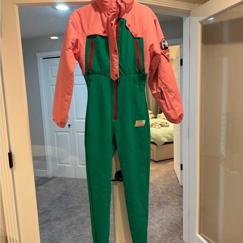 ASOS Pink and Green Jumpsuit